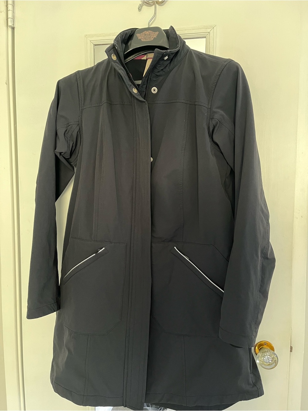 Duluth Trading Women’s Lightweight Black Long Jacket